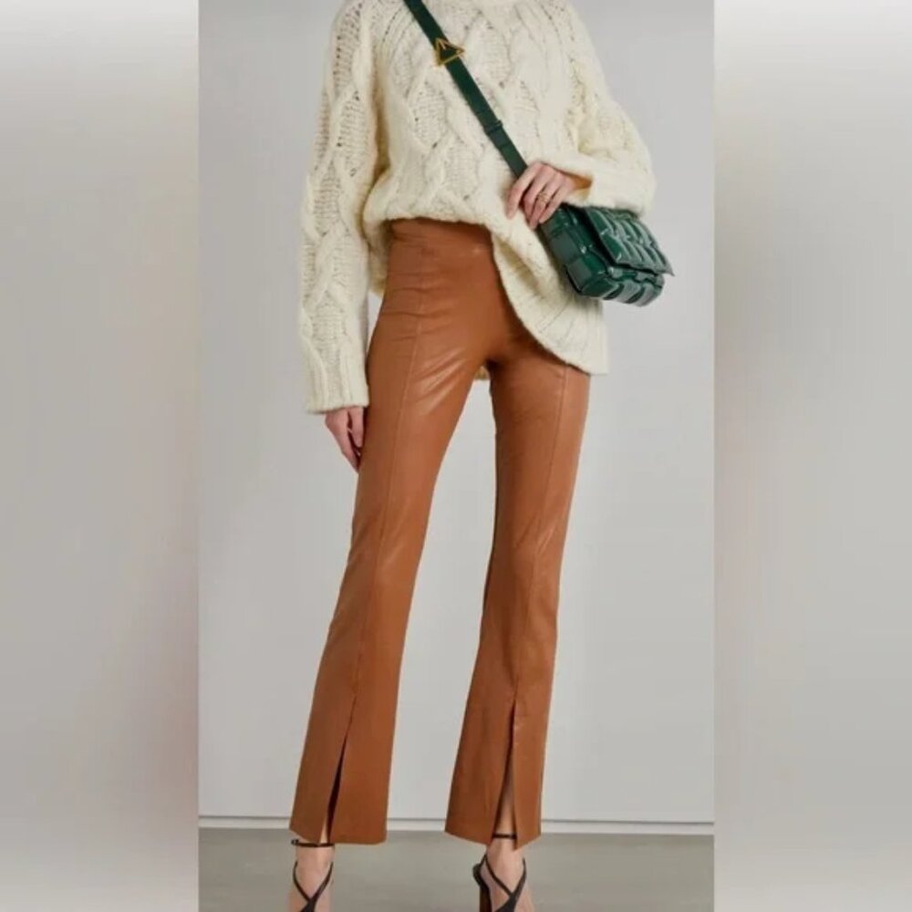NWT Commando Faux Leather Split Front Pant